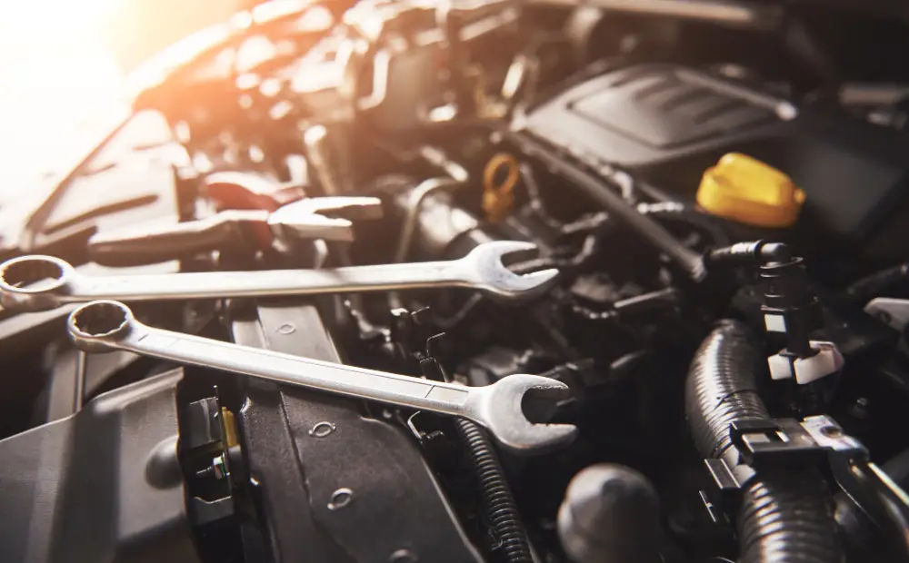 Automobile communication solutions illustration