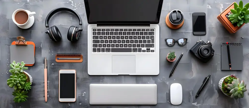 Electronics and gadgets ecommerce illustration