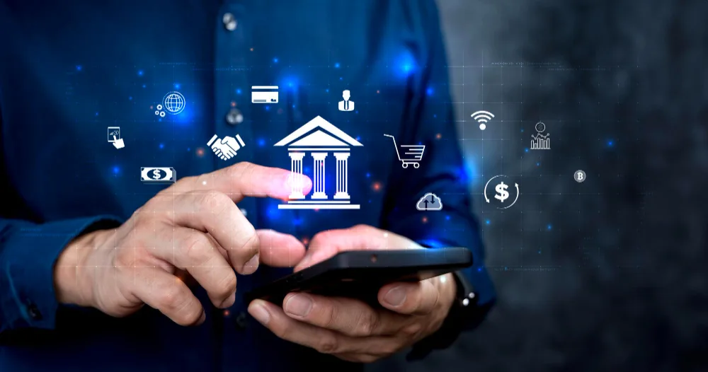 User-centric government portal interface illustration