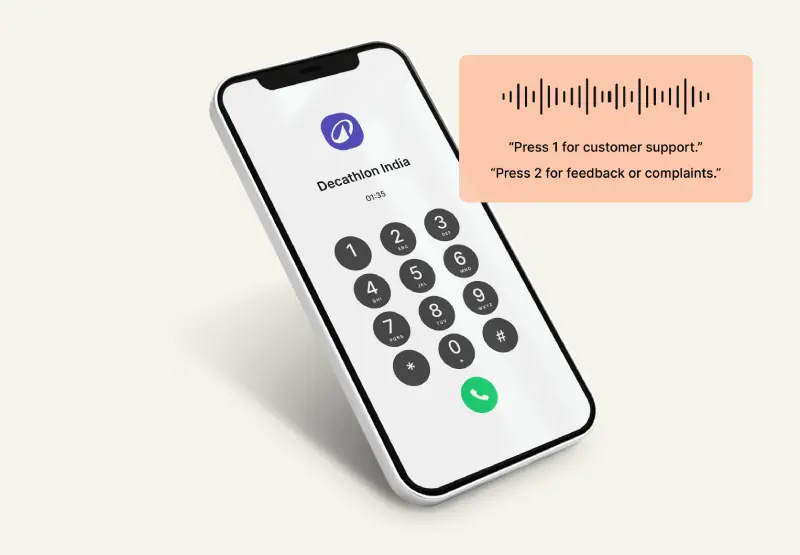 Voice calling service for IVR escalations and outbound calls