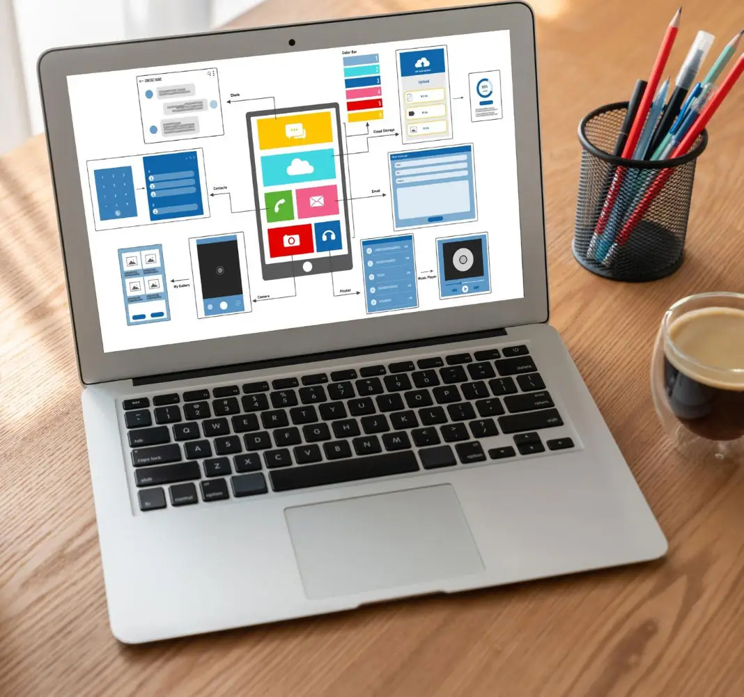 Progressive web app concept illustration with app-like experience