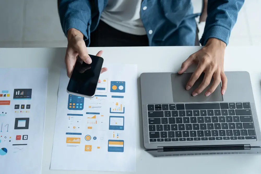 Progressive web app development illustration