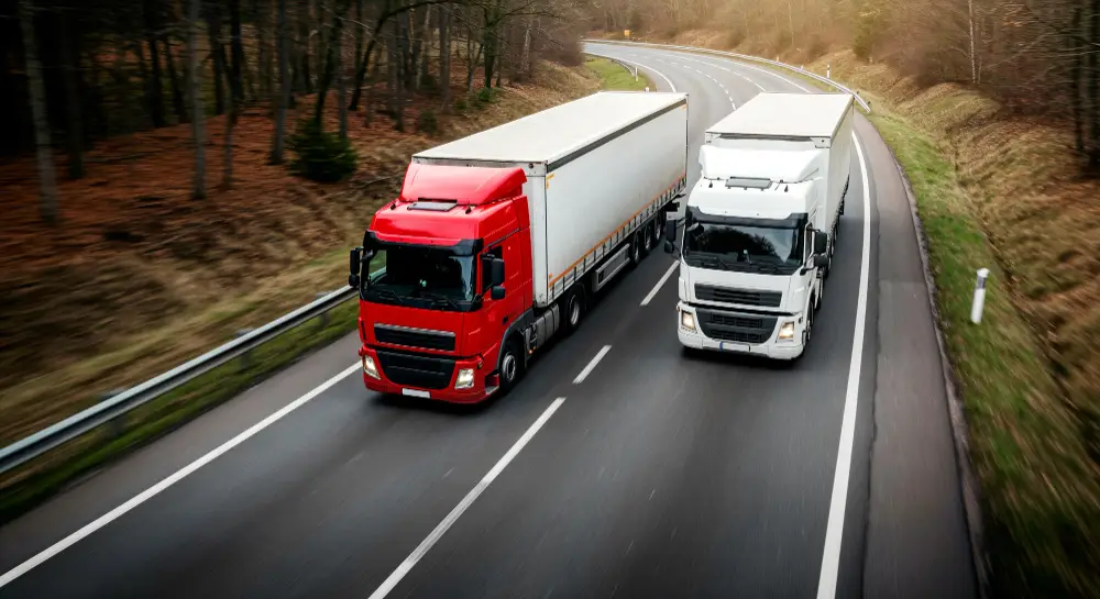 Logistics and transport operations illustration